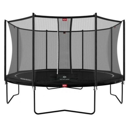 Купить Батут  Berg Favorit Regular 380 см Black + сетка Safety Net Comfort в Киеве - фото №1